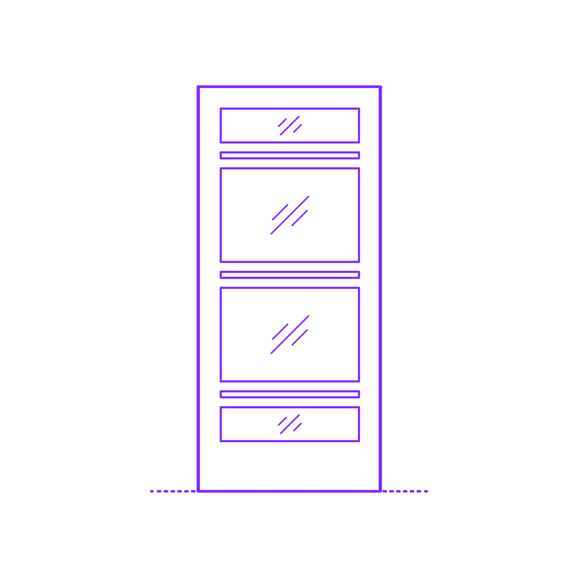 Buildings Interior Doors Lite Interior Door Horizontal 4 Panels Mix Line Art Illustration Svg Free Vectors